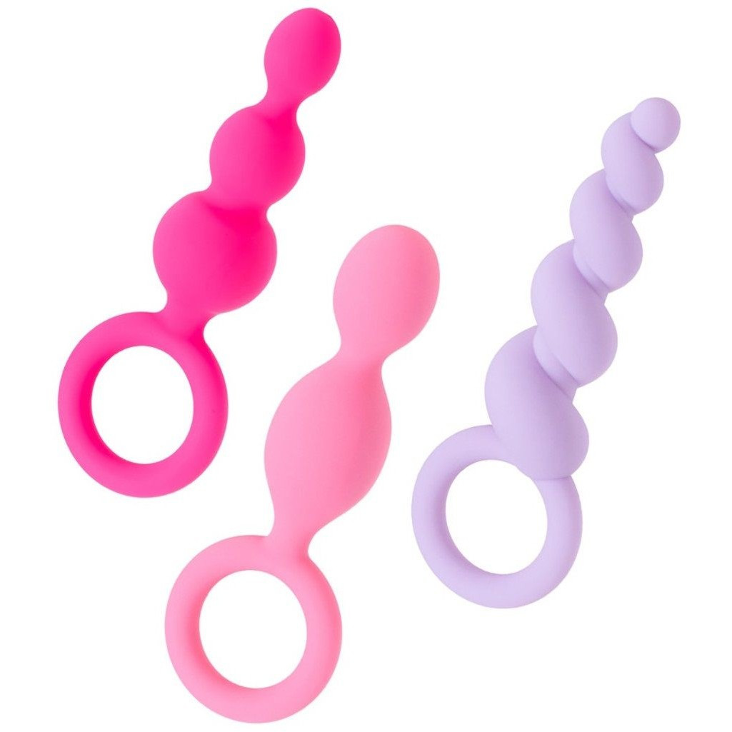 Satisfyer набір анальних стимуляторів Booty Call (Set Of 3) (Colored)