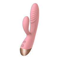 Силіконовий вібратор-кролик Wooomy Elali Pink Rabbit Vibrator