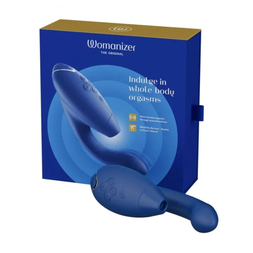 Безконтактний кліторальний стимулятор Womanizer Duo 2 Blueberry