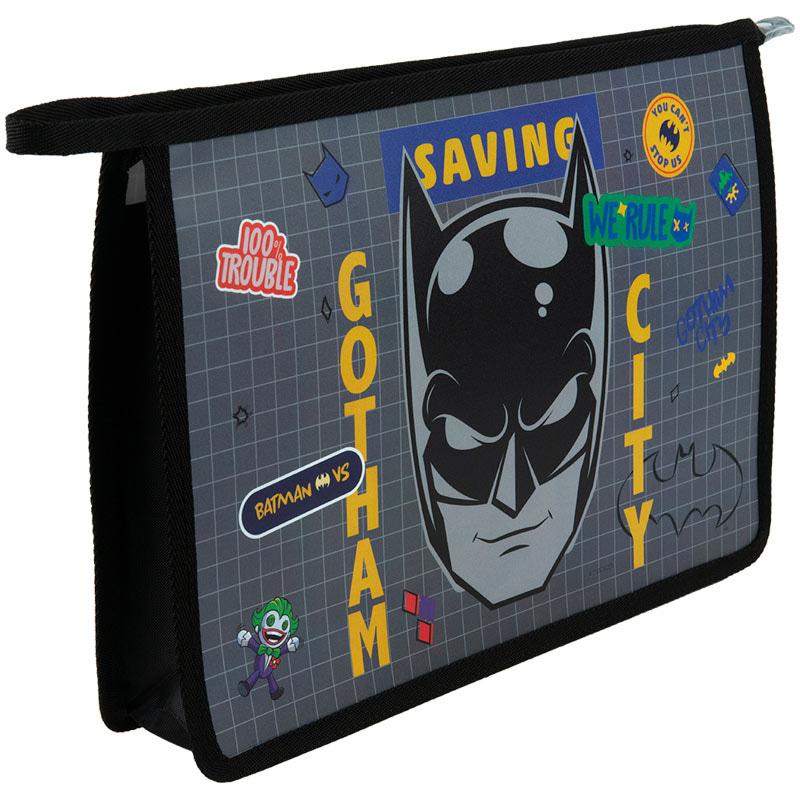 Папка А4+ Kite на блискавці DC Comics DC23-428, фото 1