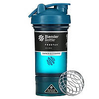 Шейкер спортивный BlenderBottle ProStak 22oz/650ml с 2-мя контейнерами Navy (ORIGINAL)alleg Качество