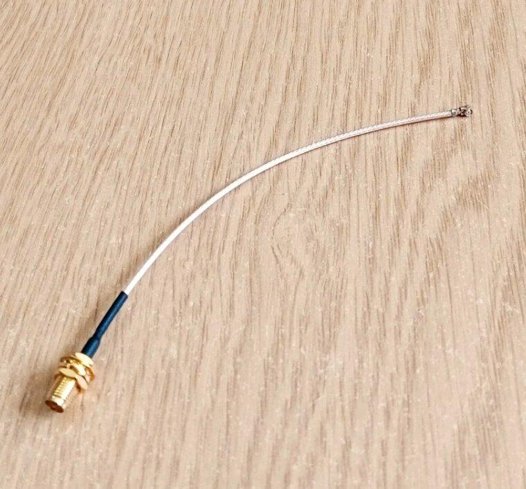 Перехідник pigtail RP SMA штир (реверсивний) - IPX (U. FL), кабель RG-178, 140 мм