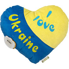 М'яка іграшка Тигрес Подушка-серце Я люблю Україну ПД-0121