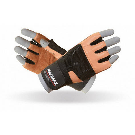Mad Max Professional Workout Gloves Brown/Black MFG-269 (XL size), фото 1