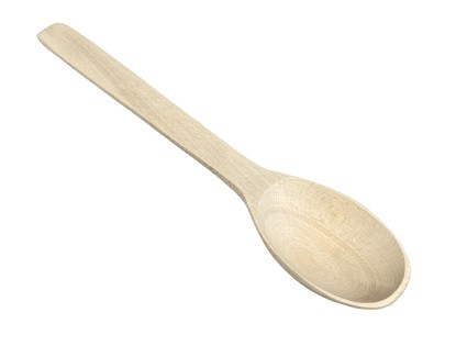 Ложка гарнірна Карпати середня довжина 30 см дерево (3461), фото 1