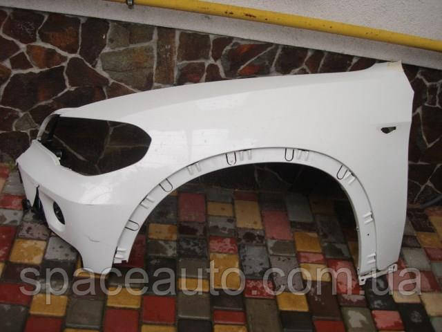 Крыло переднее левое BMW X5 E70 б/у оригинал под ремонт, фото 1