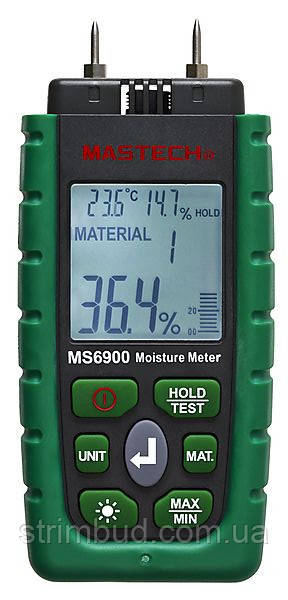 Вологомір деревини і будівельних матеріалів Mastech MS6900