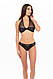 Сітчастий еротичний комплект Midnight Halter 2PC Bra Set Black S/M, фото 3