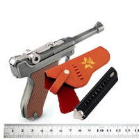 Кобура чехол для моделиь пистолета Luger P08 9mm Вальтер Парабеллум в масштабе 1:2
