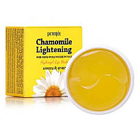 Патчи Увлажняющие Тонизирующие Дерму С Экстрактом Ромашки Petitfee Chamomile Lightening Hydrogel Eye Patch