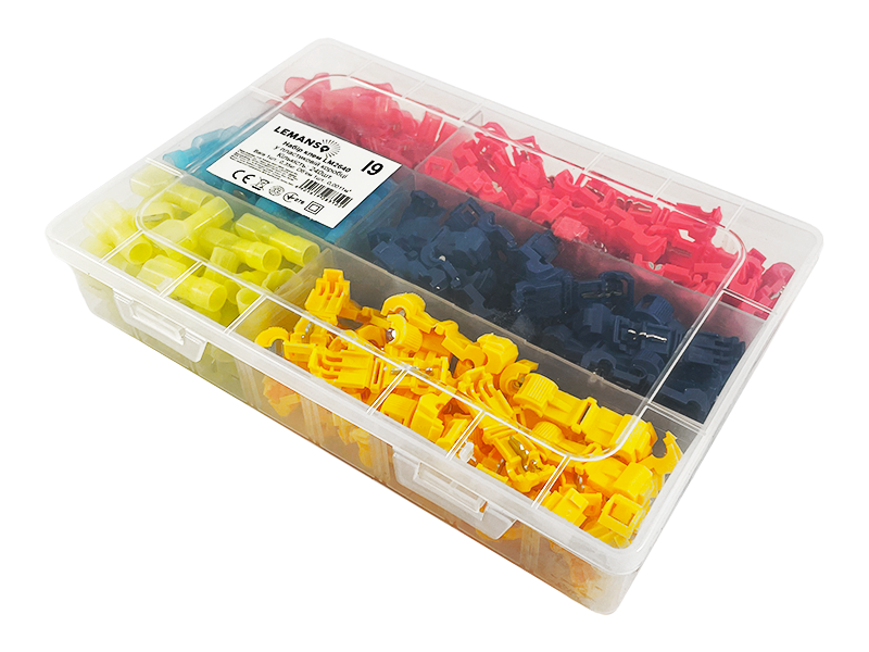 Набір клем обтискових Lemanso LM2640 з ізоляцією 240 шт