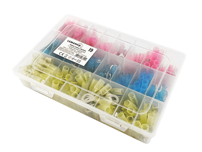 Набір клем обтискових Lemanso LM2644 з ізоляцією 250 шт