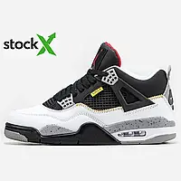 0774 Nike Air Jordan 4 Black/White