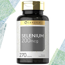 Селен Carlyle Selenium 200 мкг 270 таблеток