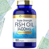 Рыбий жир Carlyle Triple Strength Fish Oil 1400 мг 180 гелевых капсул