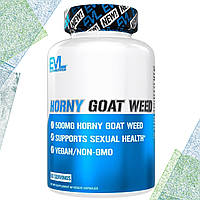 Evlution Nutrition Horny Goat Weed 500 мг (Трава Роговой козий + Мака) 60 порций, 60 капсул