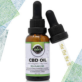 Конопляна олія Edens Premium КБД 1000 мг (33 мг на порцію) 30 мл