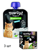 Йогурт для кошек YowUp с пребиотиками 255 g (Набор 3 шт по 85 g)