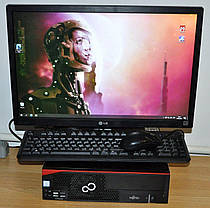 Б/в ПК+Монітор Fujitsu Esprimo D756 E85 SFF| i5-6500| 16GB RAM| 500GB SSD| HD 530+Б-клас 22" 1680x1050 | VGA, DVI, фото 3