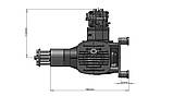 Двигун DLE 120 ES, фото 4