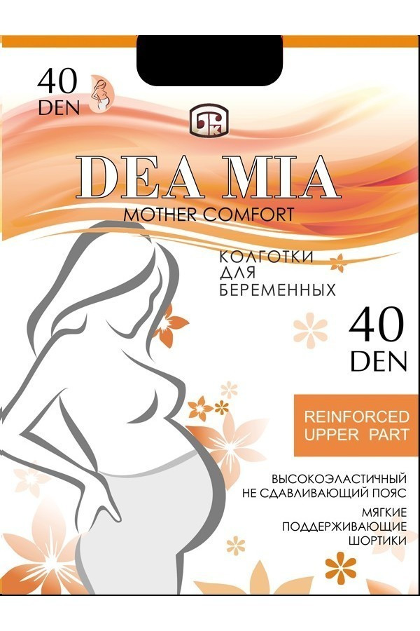 Колготки жіночі Dea Mia Mother comfort 40 Den для вагітних 4 чорний