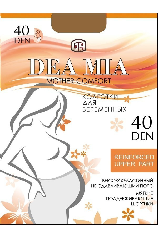 Колготки жіночі Dea Mia Mother comfort 40 Den для вагітних 4 bronz