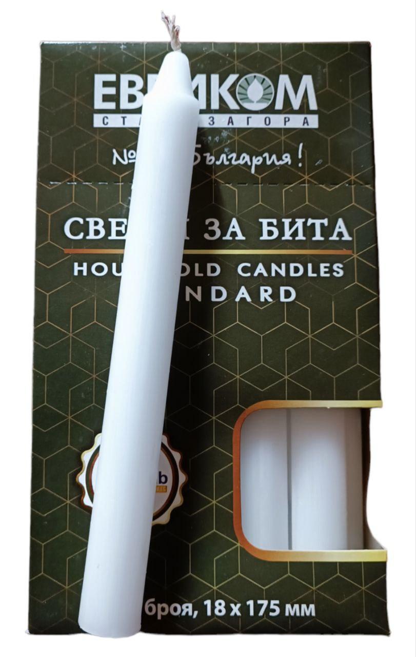 СТРАТЕГІЧНИЙ ЗАПАС світла (18 шт) | Свічки по 6+ годин, не течуть і не коптять, для дому на випадок блекауту