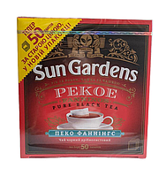 Чай черный Sun Gardens Pekoe Fannings 50 пакетиков