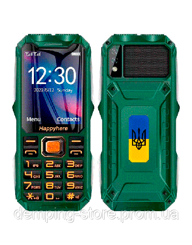 Купить Защищенный телефон Tkexun Q8 (Happyhere F99) green Limited ...