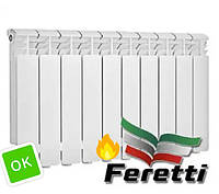 Биметаллический радиатор Firetti (Италия) 500"96..радиатор секционный..батареи биметалл..радиатор биметалличес