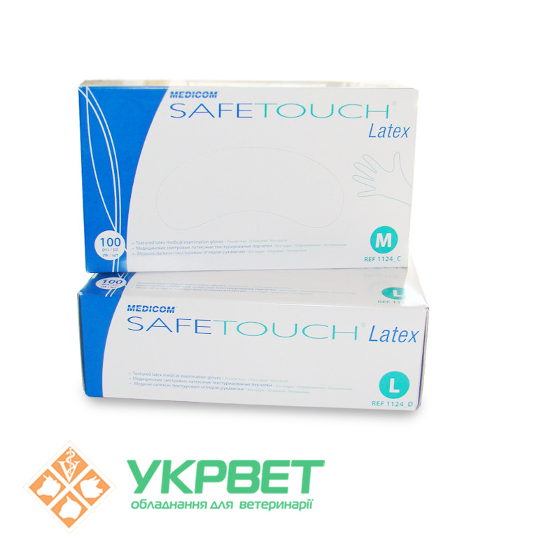 Рукавички латексні без пудри Safe Touch