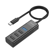 HUB адаптер HOCO Type-C HB25 USB3.0+3 USB2.0 30г black