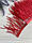 Пір'яна тасьма СТРАУС 2 метри , червона, фото 2