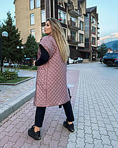 Жіноча-подовжена жилетка, фото 4
