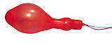 Анальний вібратор з накачуванням Bad Kitty, червоний, 15 х 3 см sonia.com.ua, фото 4