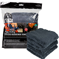 Микрофибровое полотенце Chemical Guys Happy Ending Edgeless Microfiber Towels, 40 x 40 см Черный (1 шт.)