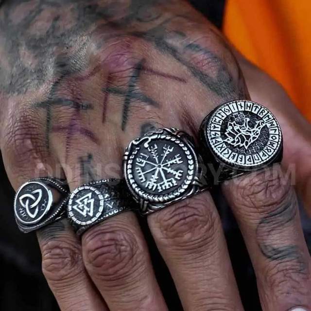 Чоловіча сталева каблучка VALL