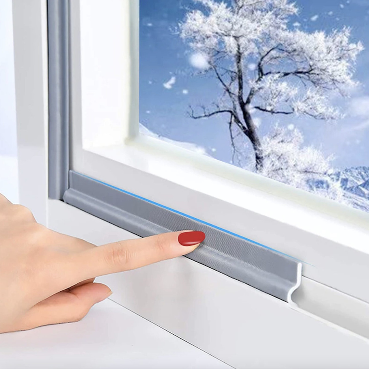 Уплотнитель для окон WarmWindow, универсальный уплотнитель дверной ...