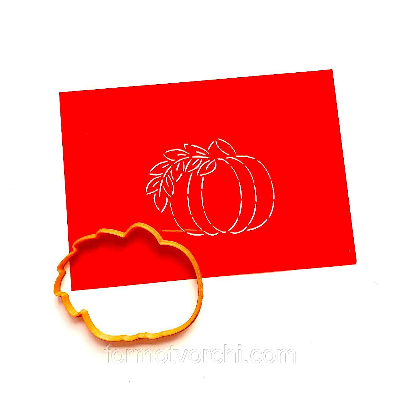 3D-формочки-вирубки для пряників "Гарбуз 8"