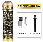 Компактна міні електрична бритва для бороди mini 2 LY-105 ALSTOW NS-701, фото 2