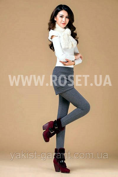 Штани утеплені з шортами і декоративними кишенями, фото 1