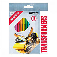 Фломастеры цветные Kite TF21-047 "Трансформеры", Набор 12 цветов