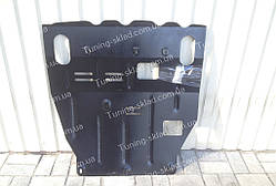 Захист двигуна Мітсубісі Лансер 10 (під бампер, сталевий захист моторного відсіку Mitsubishi Lancer X)