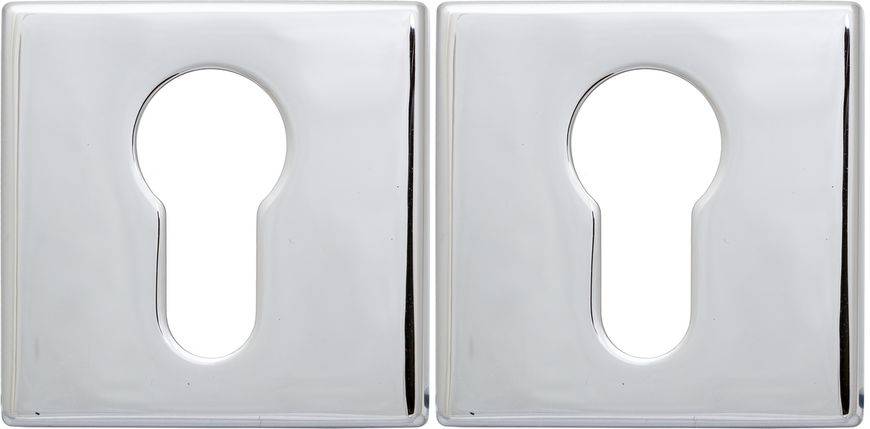 Розетка Convex 50х50 PZ хром полірований