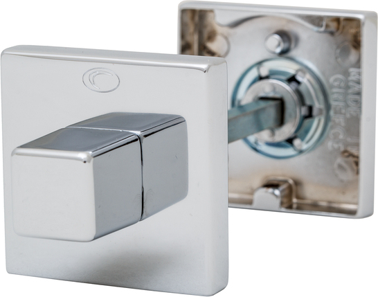 Розетка Convex 50х50 WC хром полірований