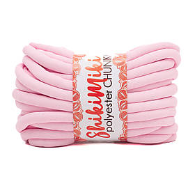 Шнур з наповнювачем Shikimiki Polyester Chunky, колір Ніжно-рожевий / SALE