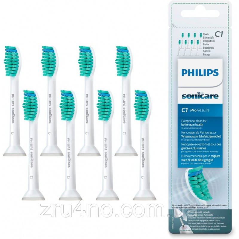 Насадки для зубної щітки Philips Sonicare C1 ProResults HX6018