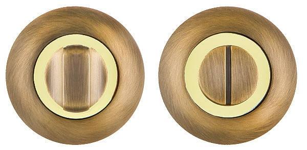 Накладка WC-фіксатор FUARO BK6 RM AB/GP-7 бронза/золото