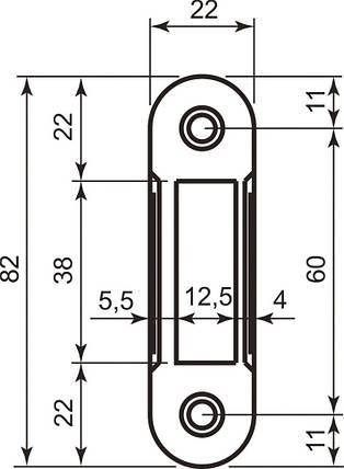 Відповідна планка AGB EASY-FIX XT 1,2 мм до POLARIS 2XT 06 — нікель, фото 3