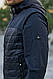Чоловіча демісезонна куртка-жилетка Black Vinyl ТС22-2080 Синій, 46, фото 4